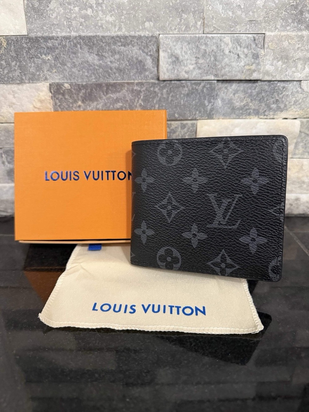 Louis Vuitton Multiple Wallet Monogram Eclipse